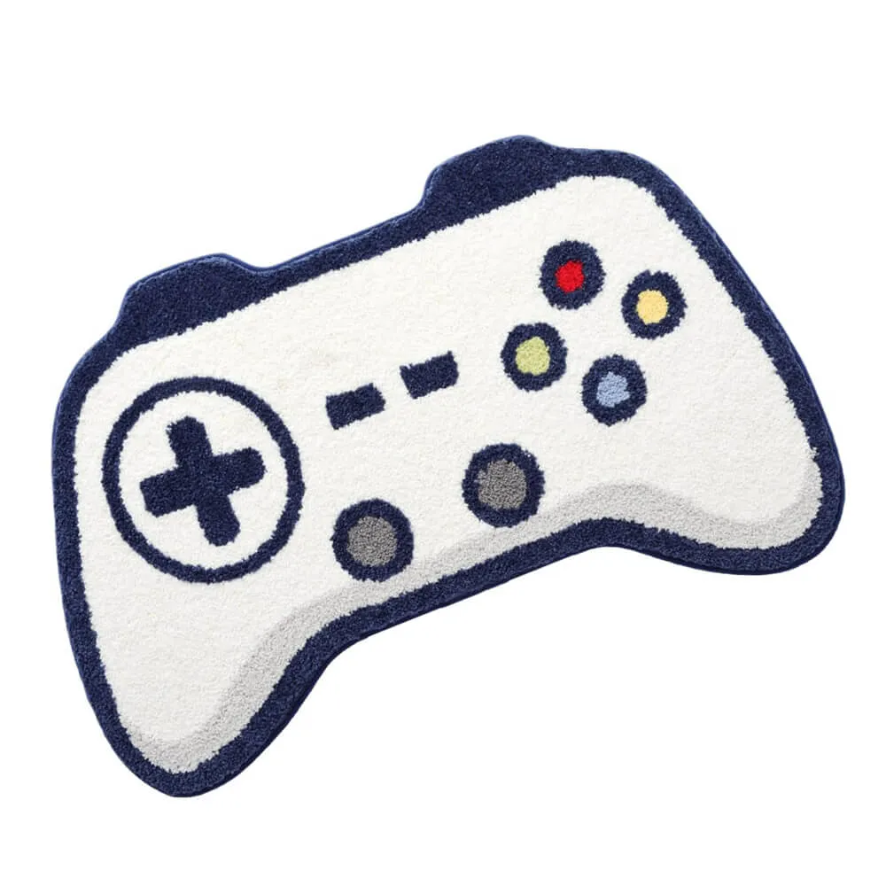 Game Controller Shaped Faux Cashmere Printed Rug