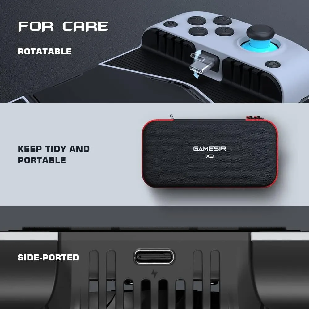 GameSir X3 Type-C Gamepad, Mobile Game Controller for Android Phone with Cooler Fan, Plug and Play Joystick