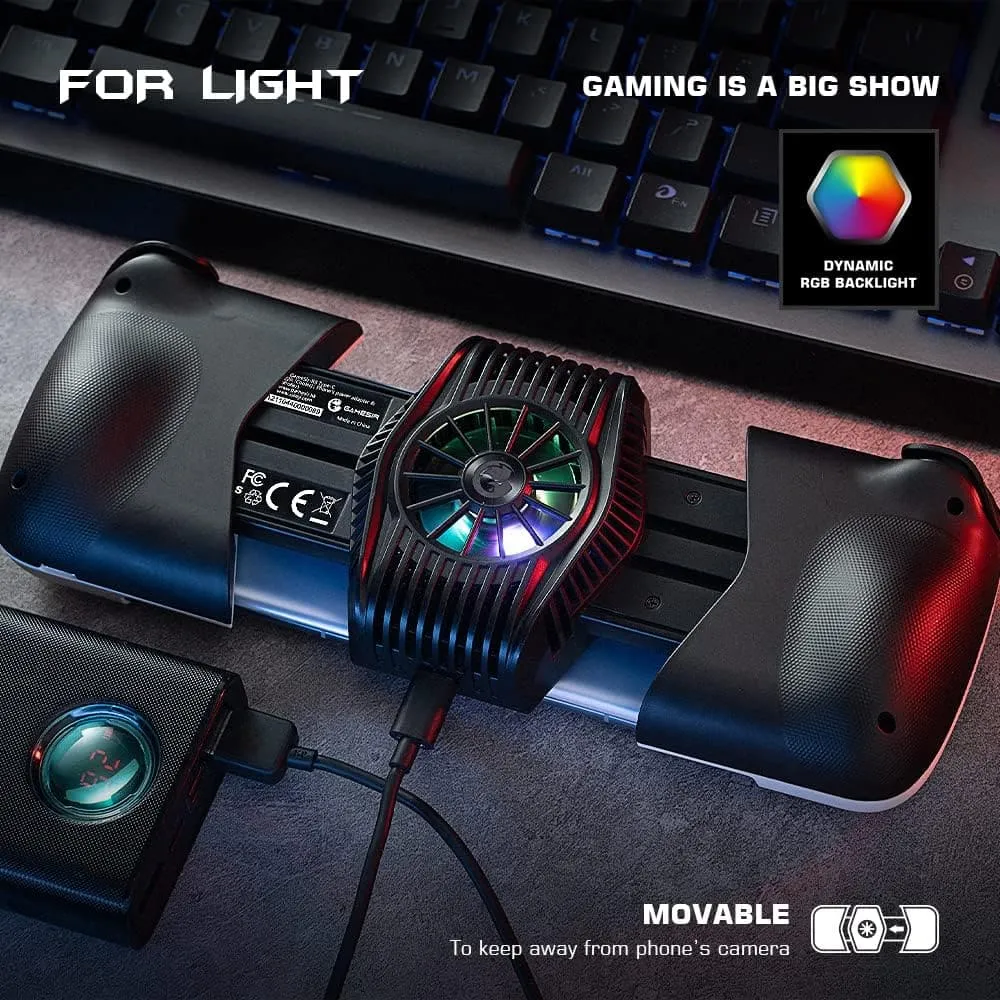 GameSir X3 Type-C Gamepad, Mobile Game Controller for Android Phone with Cooler Fan, Plug and Play Joystick