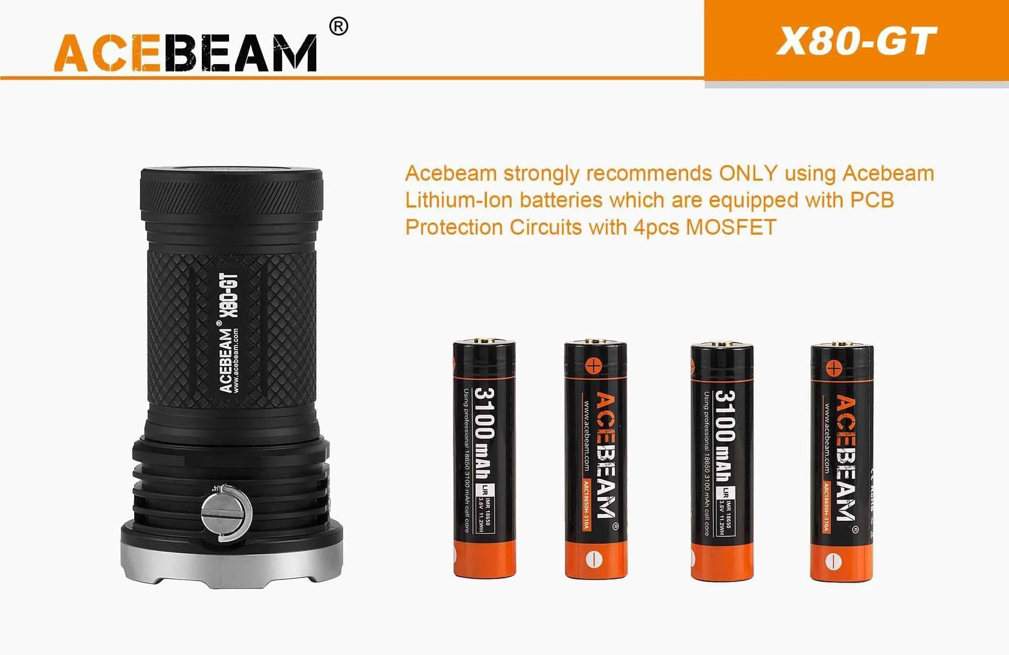 Garage Sale - Acebeam X80 GT 5000k