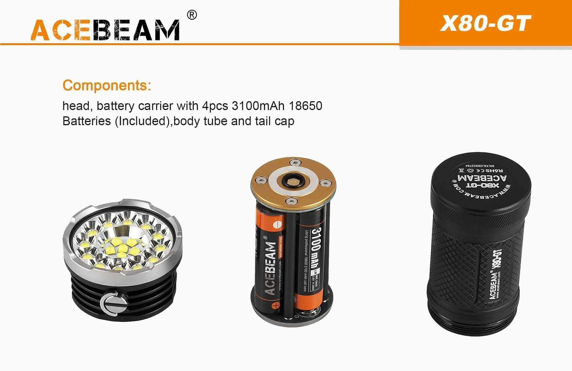 Garage Sale - Acebeam X80 GT 5000k