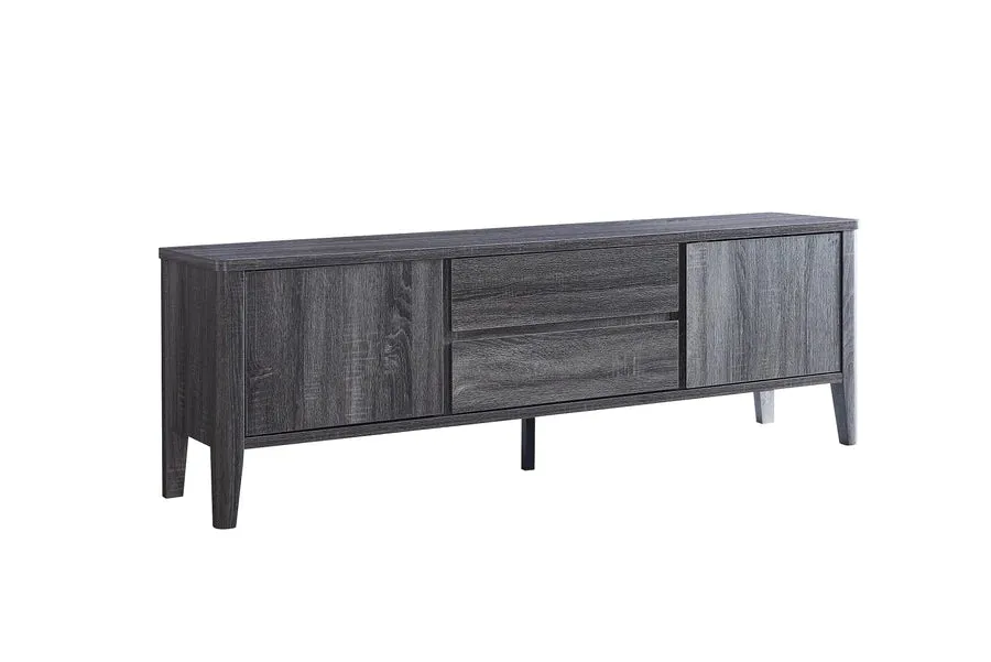 Grey 66" Wooden TV Stand- Model #8038