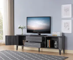 Grey 66" Wooden TV Stand- Model #8038