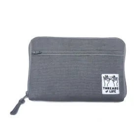 Grey Red Dhaka case medium