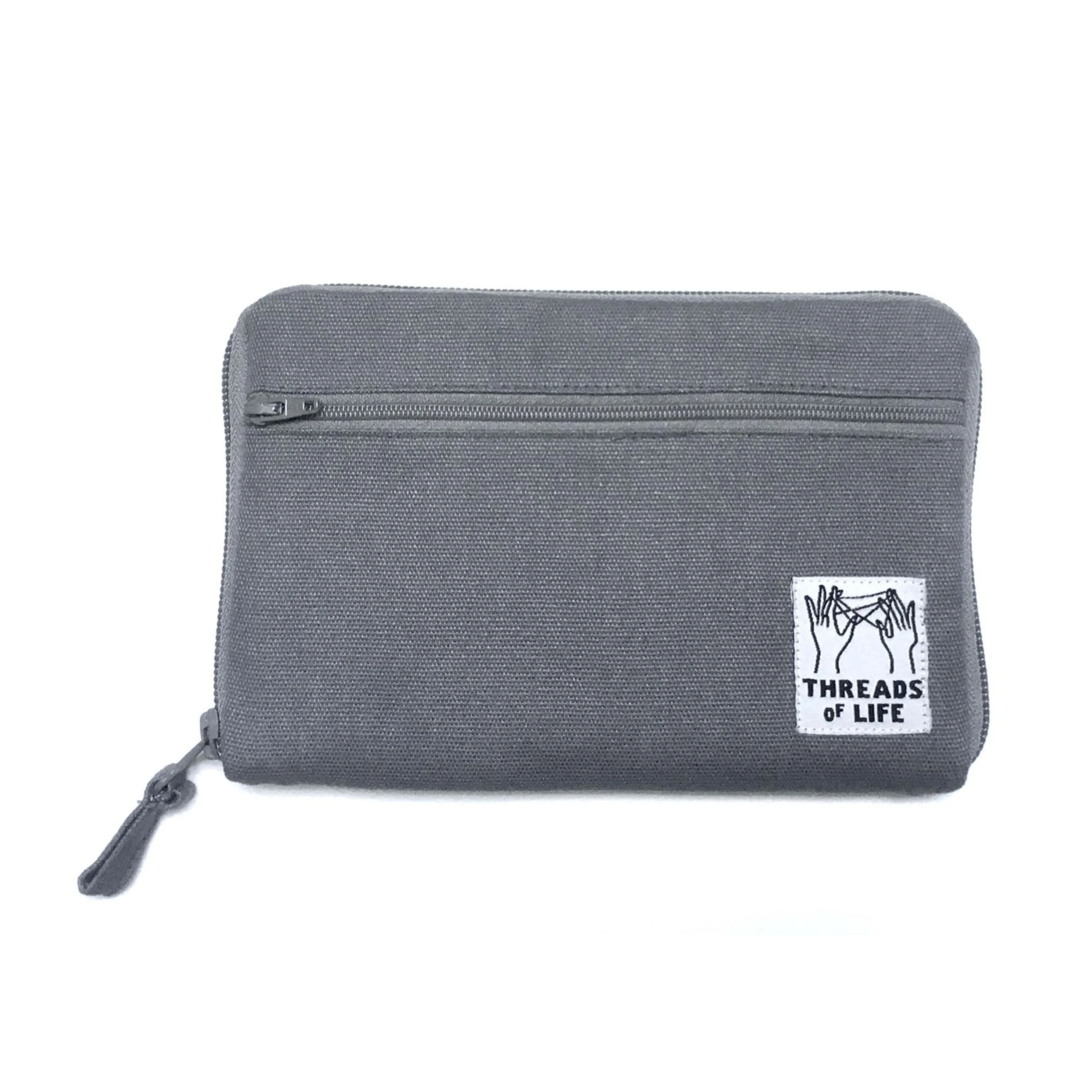Grey Red Dhaka case medium