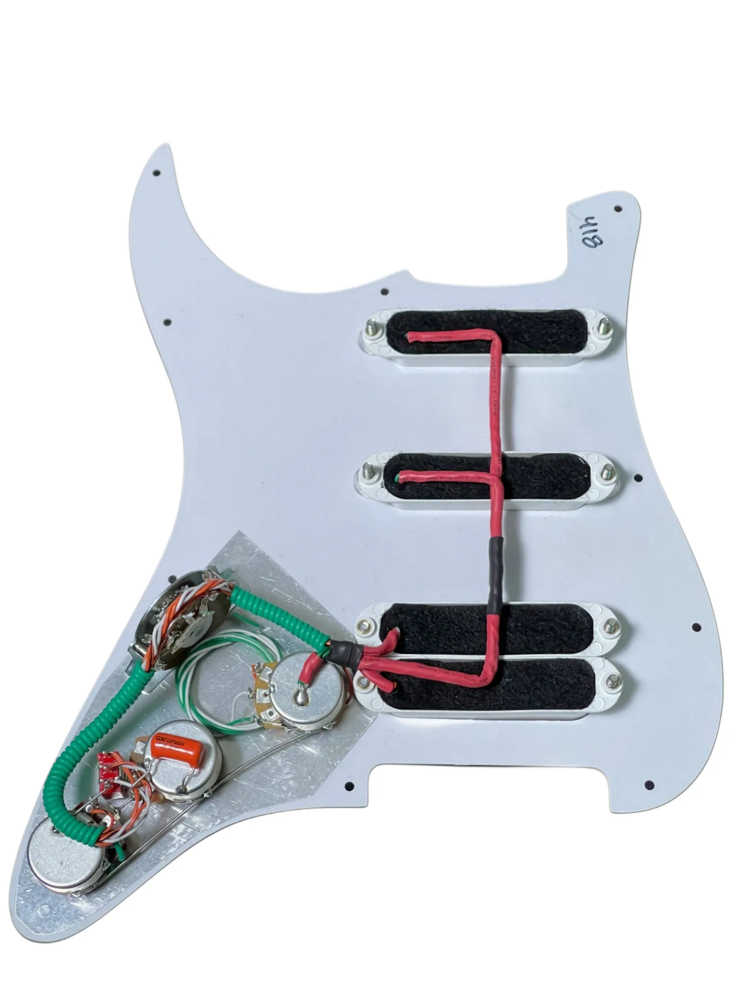 LACE® Custom Shop Strat Plus Ultra “Redline” Loaded Pickguard