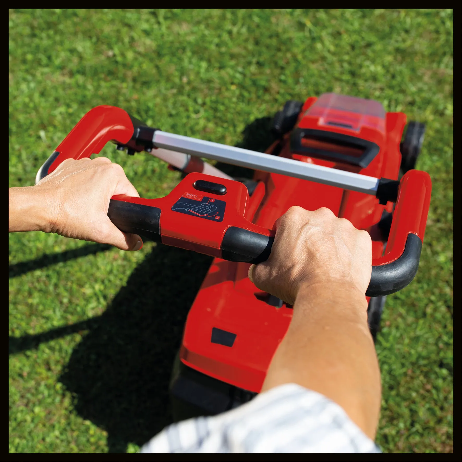 Lawn Mower - Einhell 36V 17" Cordless Push Lawn Mower Kit, Brushless Motor, 3413273