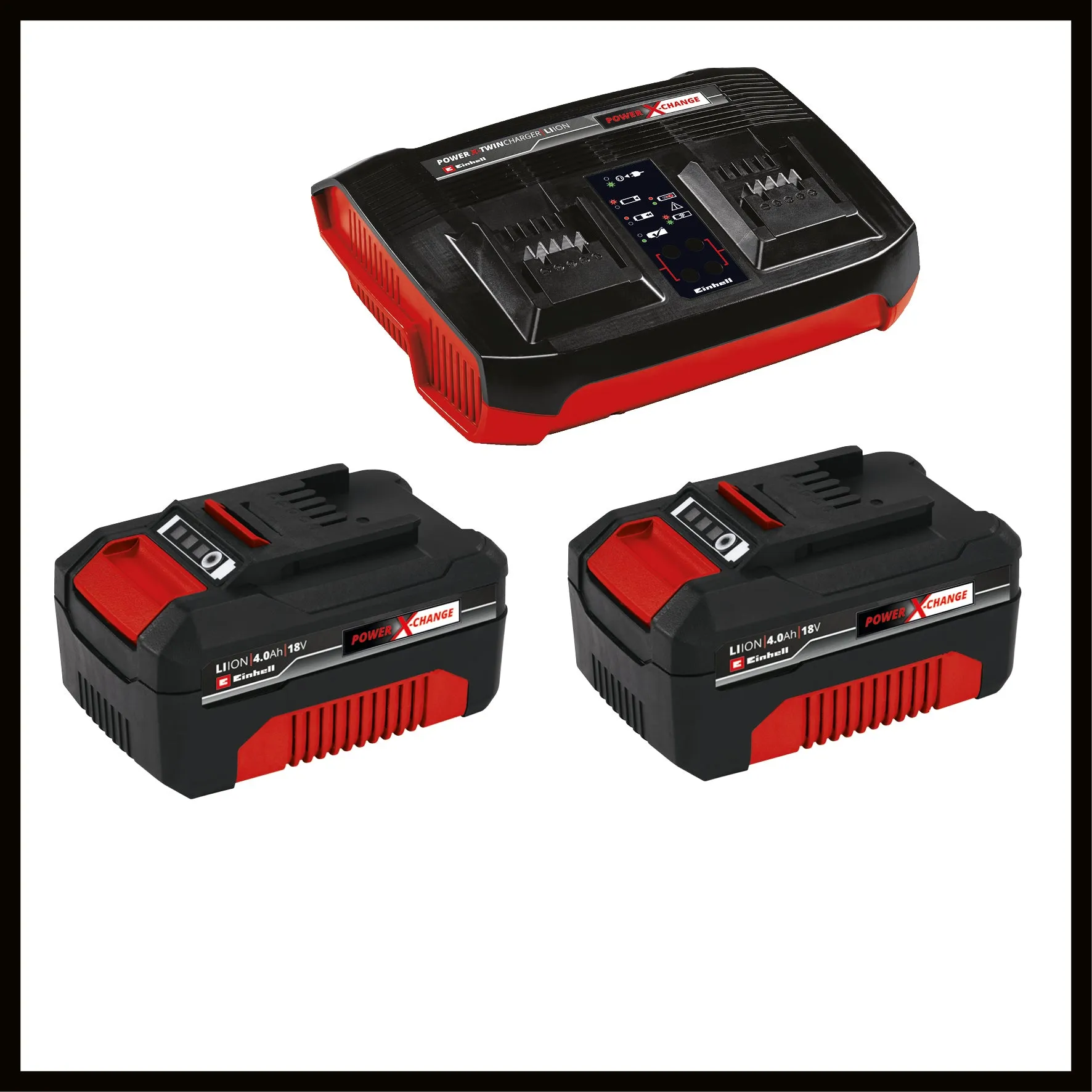 Lawn Mower - Einhell 36V 17" Cordless Push Lawn Mower Kit, Brushless Motor, 3413273