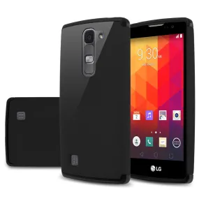 LG Volt2 Case,  LG LS751 Case , Slim Hybrid Dual Layer Armor[Impact/Shock Resistant] Case for LG Volt2 - Black
