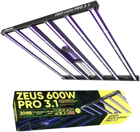 Lumatek Zeus Pro 600w 3.1umol LED Grow Light