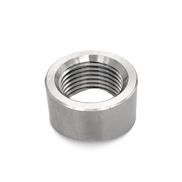 M18 x 1.5 O2 Sensor Bung - Coped for 1.500"-2.500" OD Tube - Mild Steel
