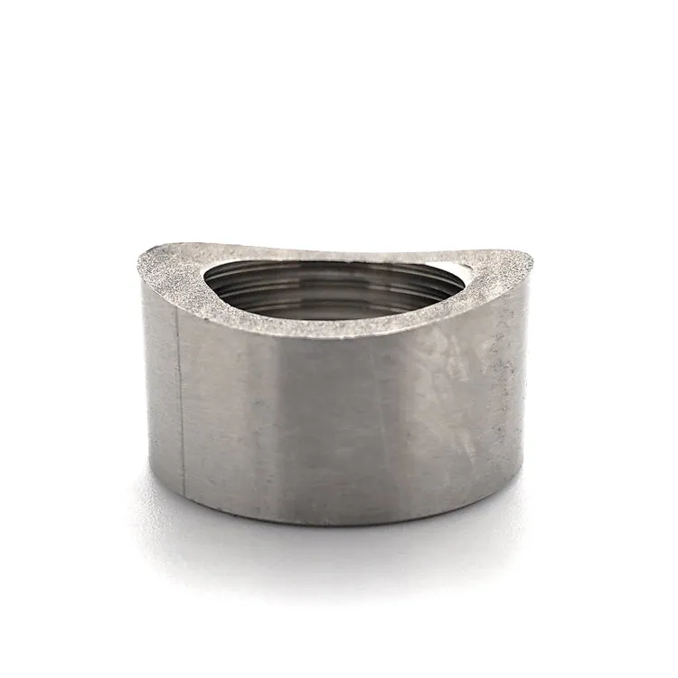 M18 x 1.5 O2 Sensor Bung - Coped for 1.500"-2.500" OD Tube - Mild Steel