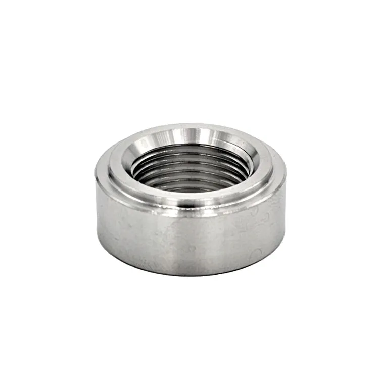 M18 x 1.5 O2 Sensor Bung - Stepped (Flat Bottom) - Mild Steel