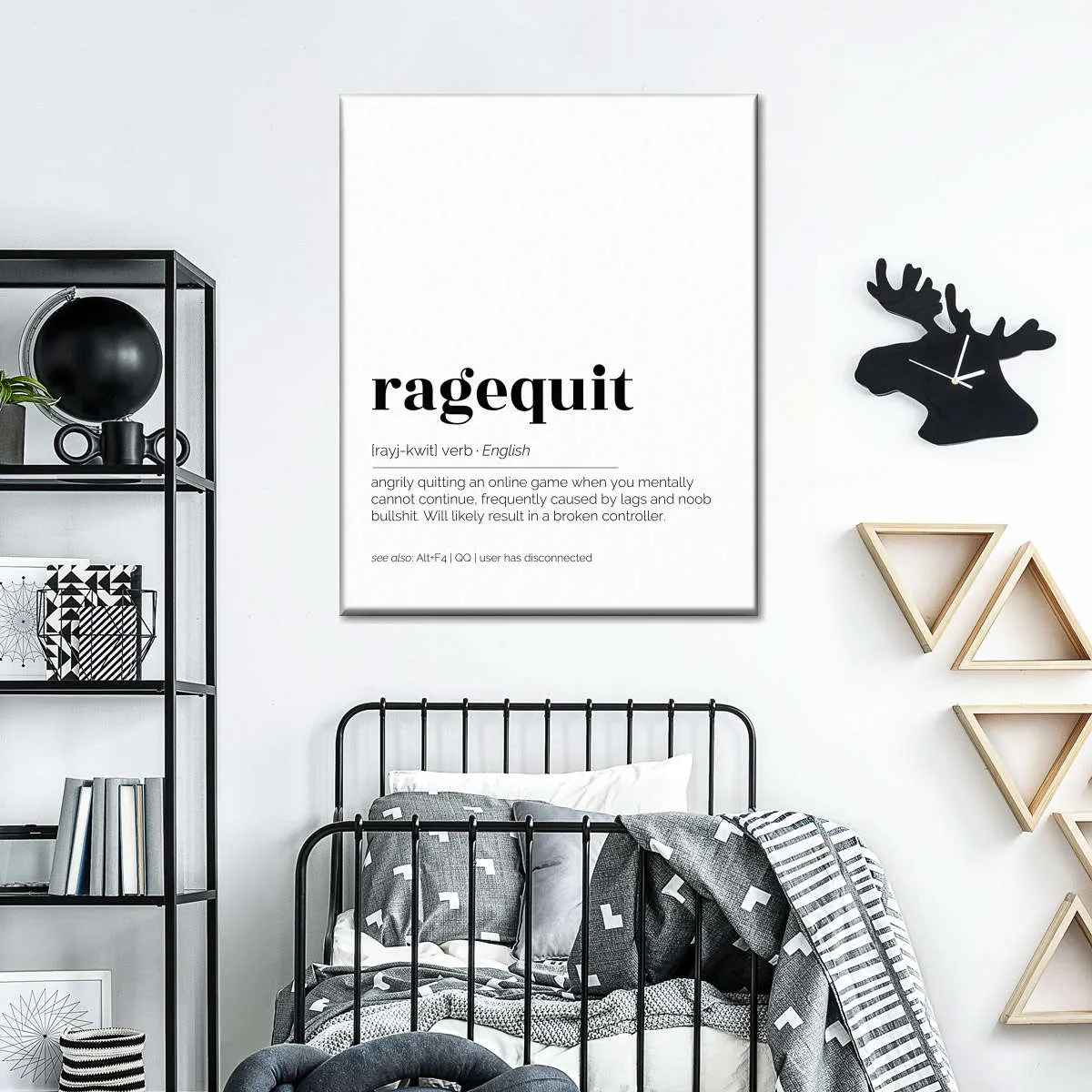 Meaning Of Ragequit Wall Art