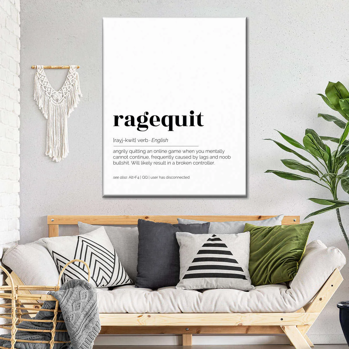 Meaning Of Ragequit Wall Art