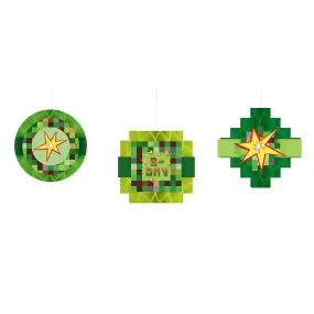 Minecraft TNT Honeycomb Decorations