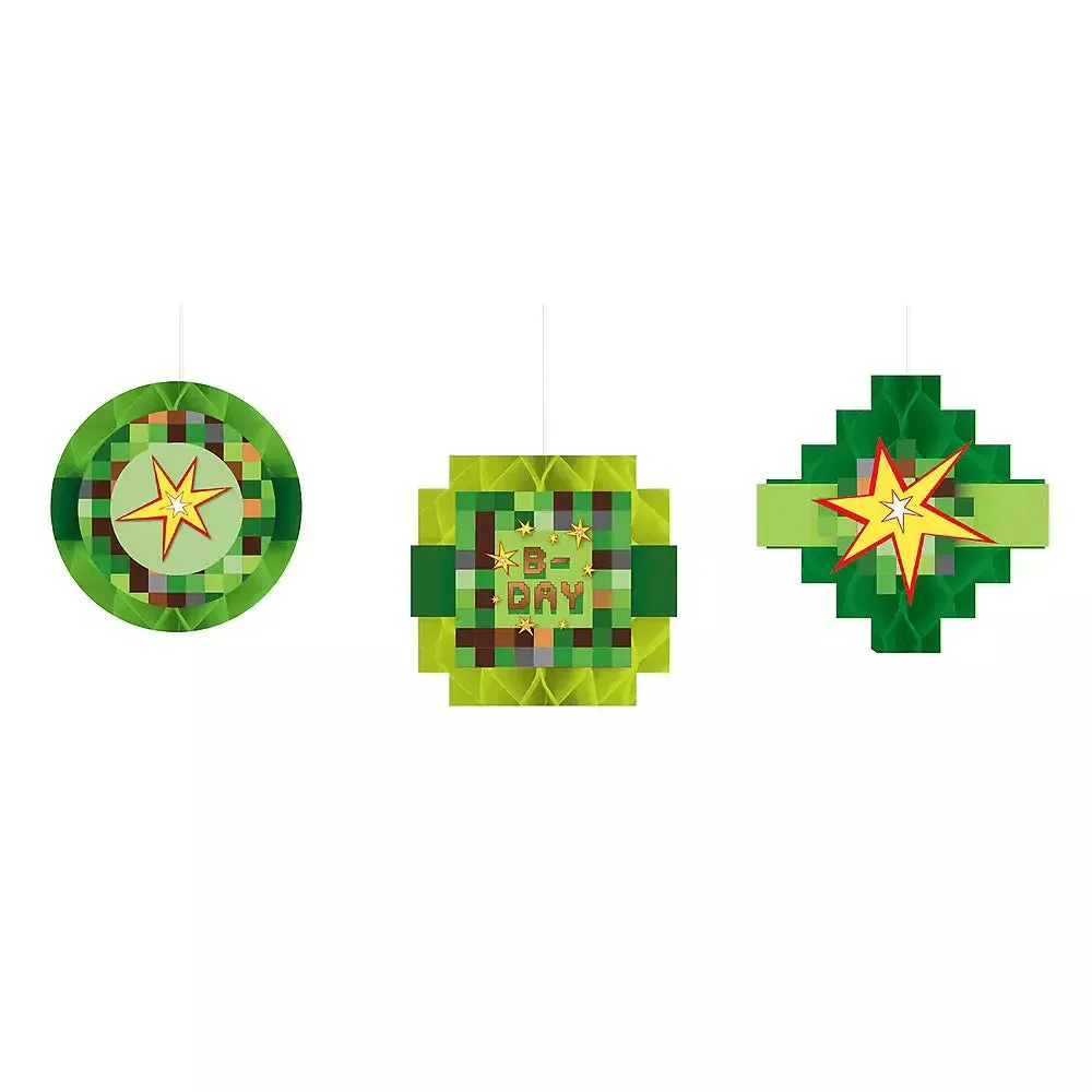 Minecraft TNT Honeycomb Decorations