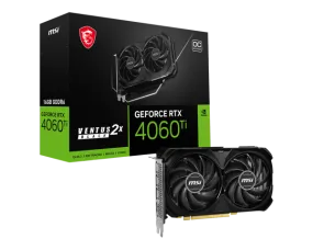 MSI Graphic Card RTX 4060 TI 16GB OC Ventus 2x