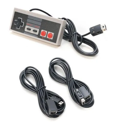 Nintendo NES Mini Classic Edition Game Controller with 2 Pieces 10ft Extension Cable