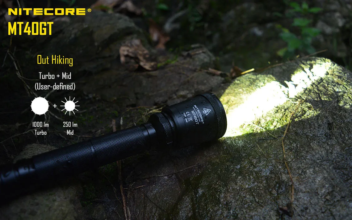 Nitecore MT40GT Cree XP-L HI V3 LED Flashlight - 1000 Lumens