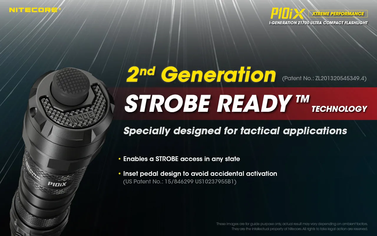 NITECORE P10iX i-Generation 21700 Ultra Compact Flashlight with 4000 lumens