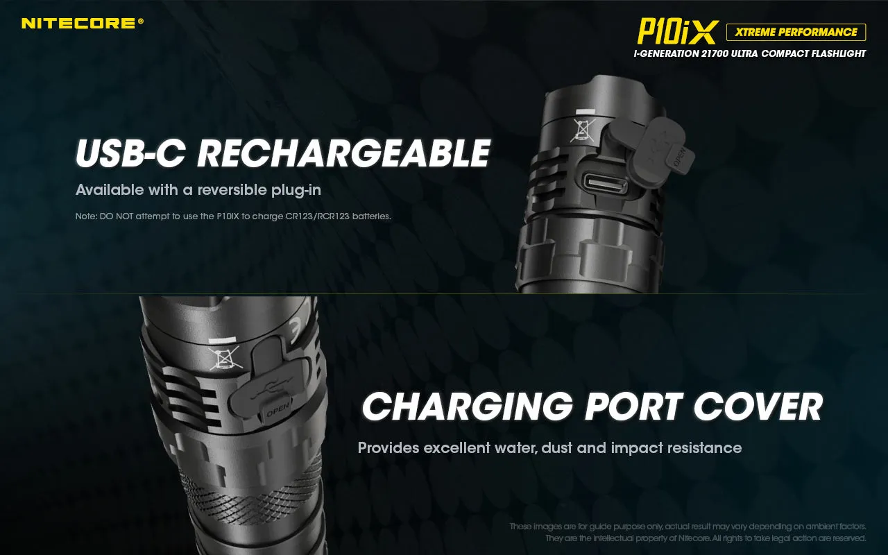 NITECORE P10iX i-Generation 21700 Ultra Compact Flashlight with 4000 lumens
