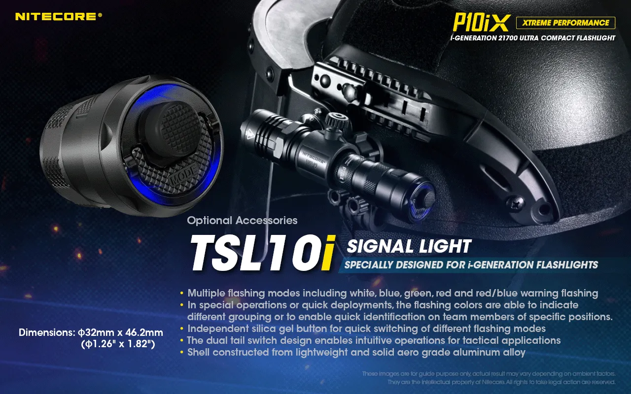 NITECORE P10iX i-Generation 21700 Ultra Compact Flashlight with 4000 lumens