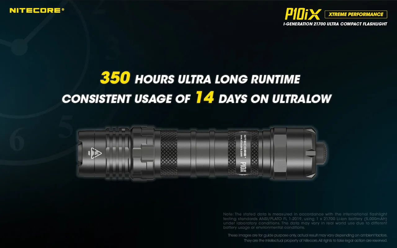NITECORE P10iX i-Generation 21700 Ultra Compact Flashlight with 4000 lumens
