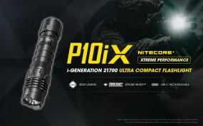 NITECORE P10iX i-Generation 21700 Ultra Compact Flashlight with 4000 lumens