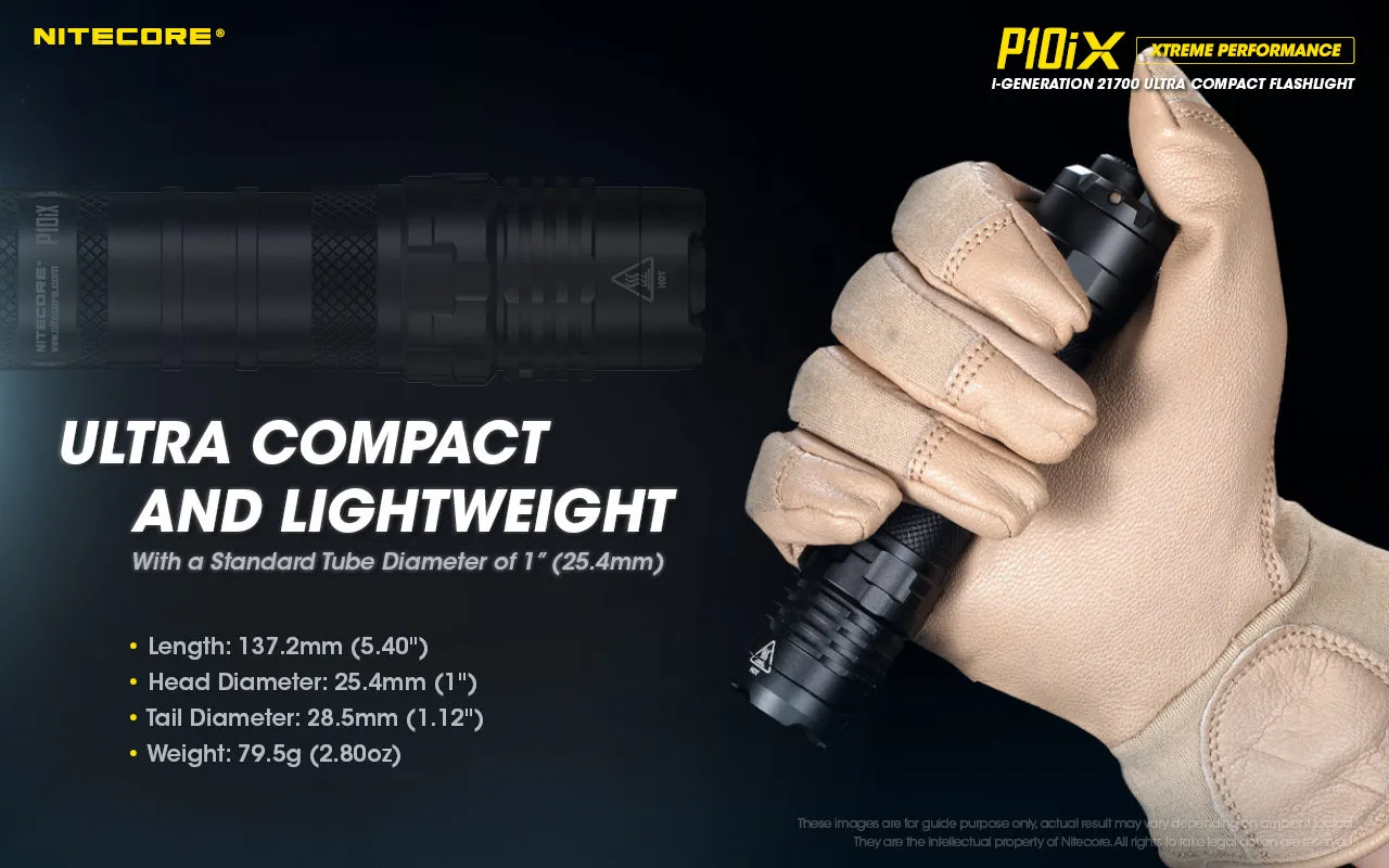 NITECORE P10iX i-Generation 21700 Ultra Compact Flashlight with 4000 lumens
