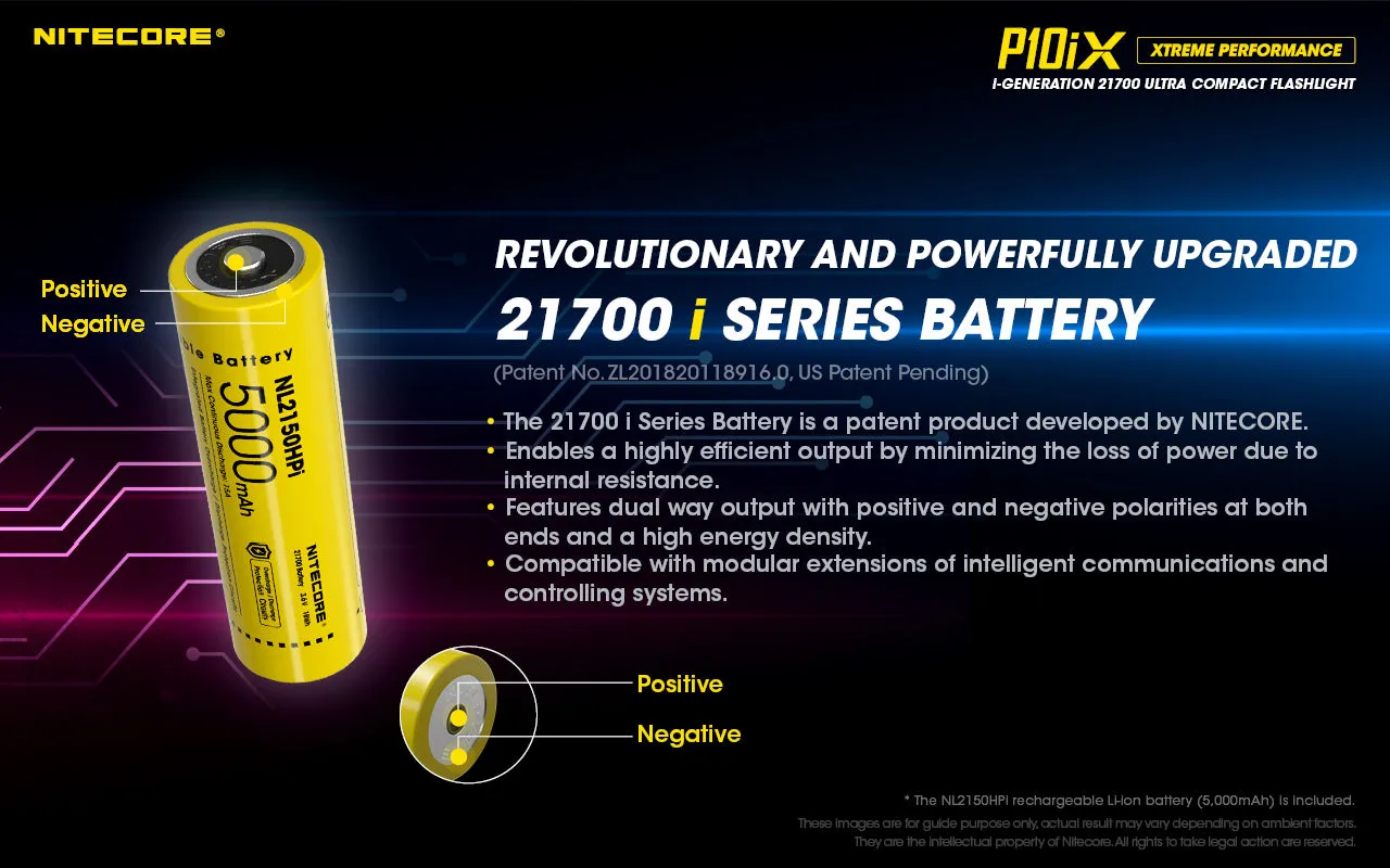 NITECORE P10iX i-Generation 21700 Ultra Compact Flashlight with 4000 lumens