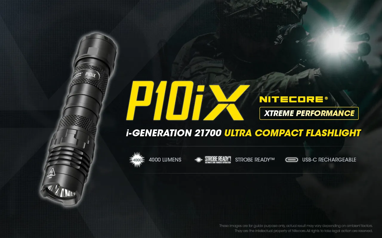 NITECORE P10iX i-Generation 21700 Ultra Compact Flashlight with 4000 lumens