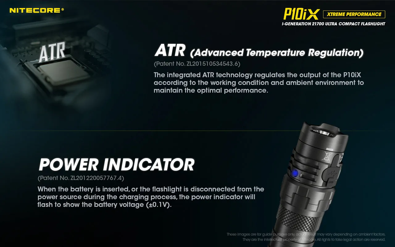 NITECORE P10iX i-Generation 21700 Ultra Compact Flashlight with 4000 lumens