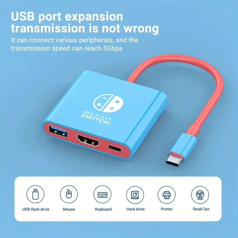 PD100W Docking Station For Nintendo Switch