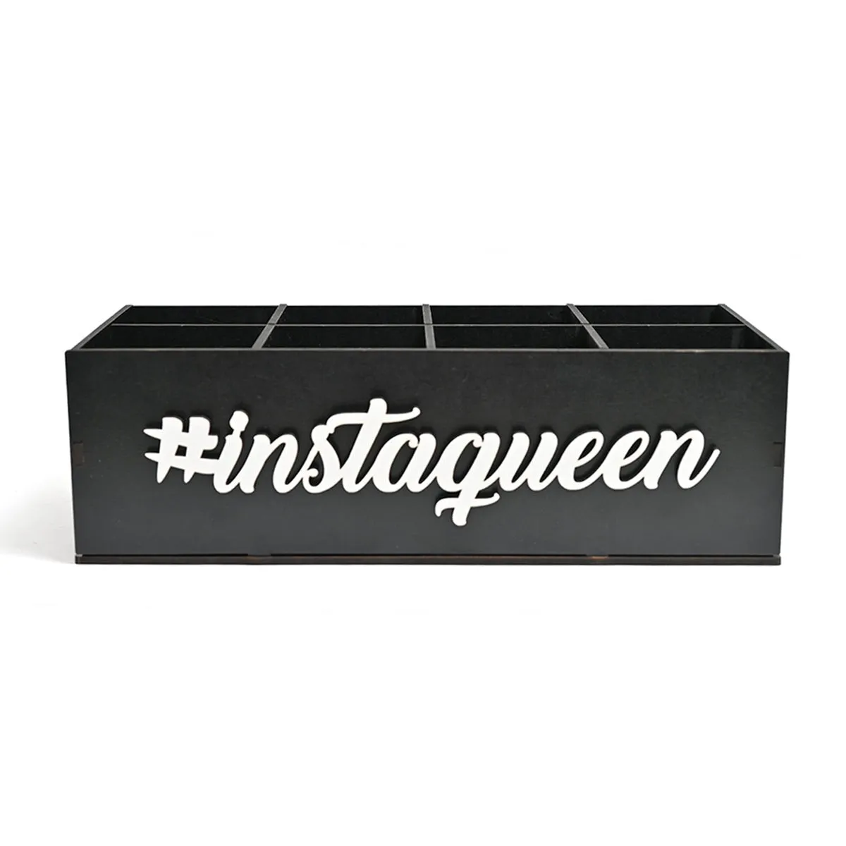 Personal Organizer and Makeup Box 8 Compartment Multi-Storage Box