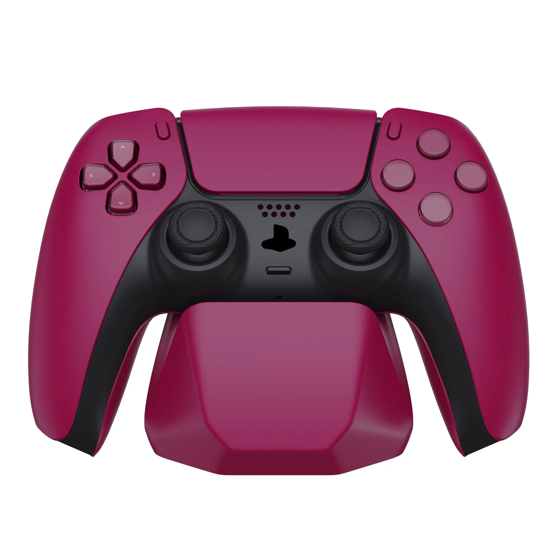 PlayVital Cosmic Red Universal Game Controller Stand for Xbox Series X/S Controller, Gamepad Stand for PS5/4 Controller, Display Stand Holder for Xbox Controller - PFPJ054