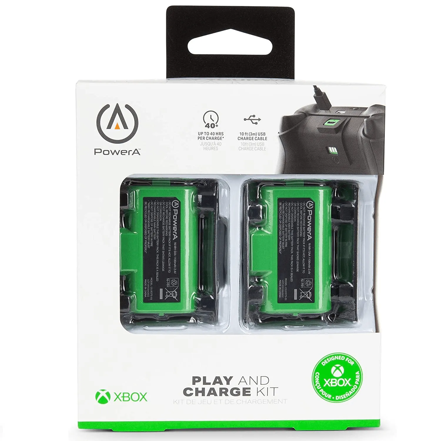 PowerA Play and Charge Kit Double Pack for XBOX Series X|S