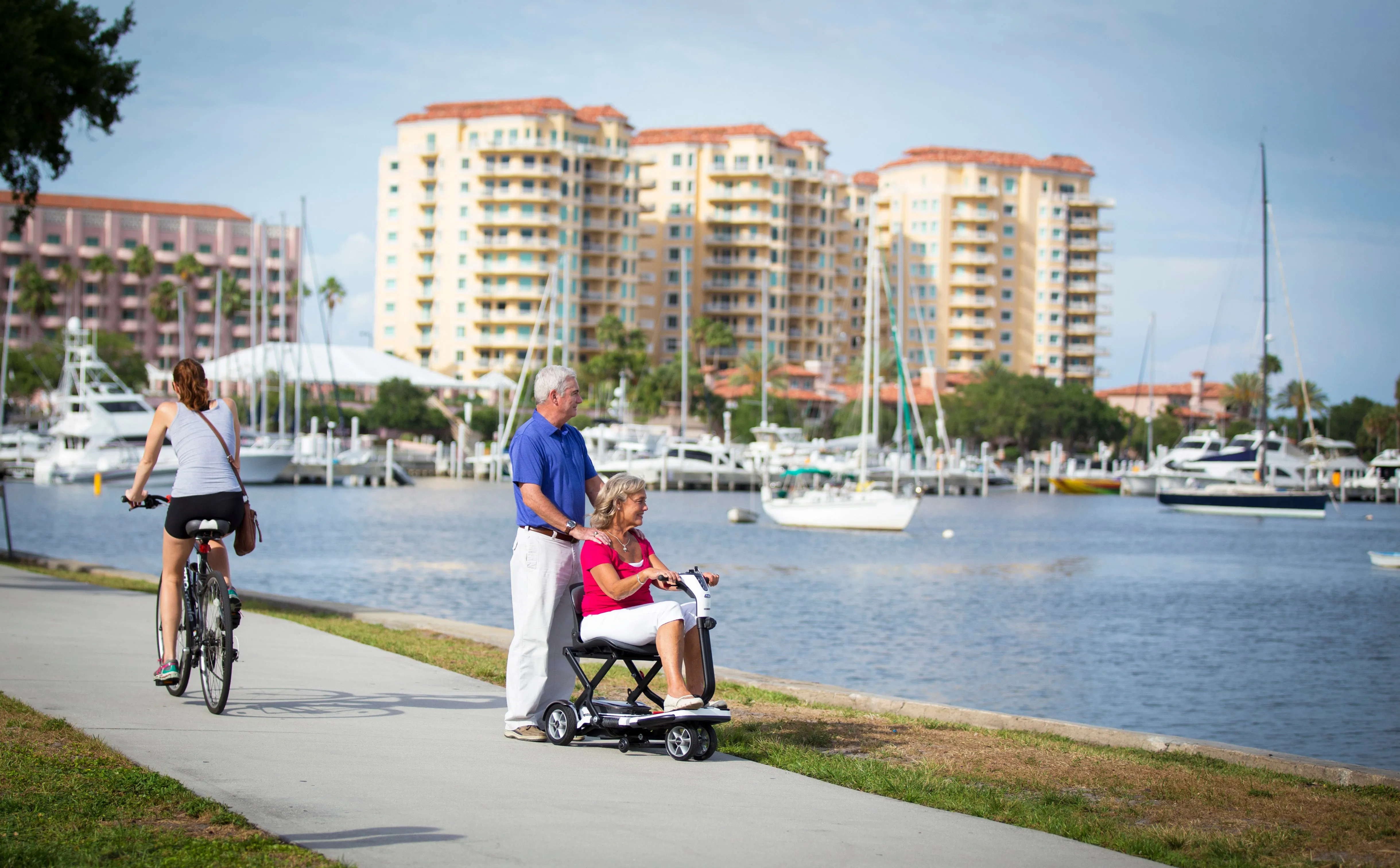 Pride Quest Folding Compact Scooter