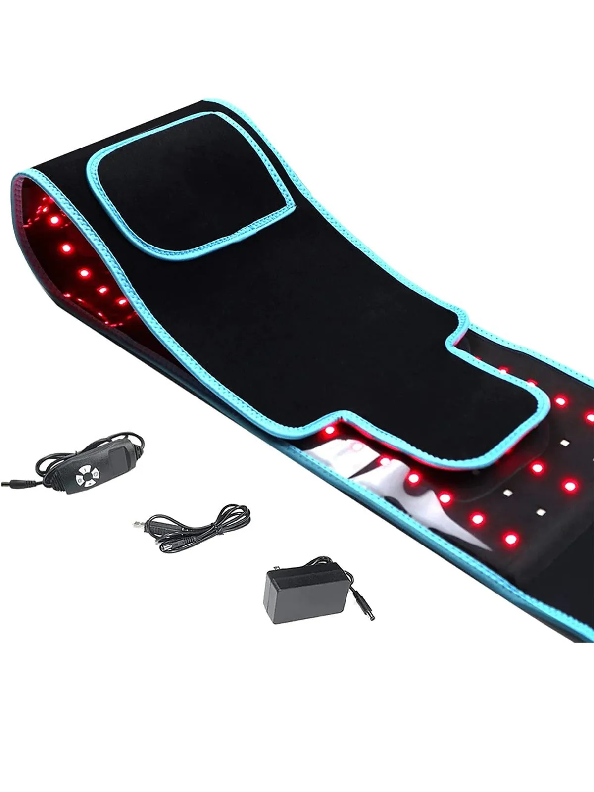 Red Light Therapy Belt 850nm 660nm Infrared Light Belt Back Pain Relief Wrap Burn Fat Belt Slimming Machine Waist Heat Pad Full Body
