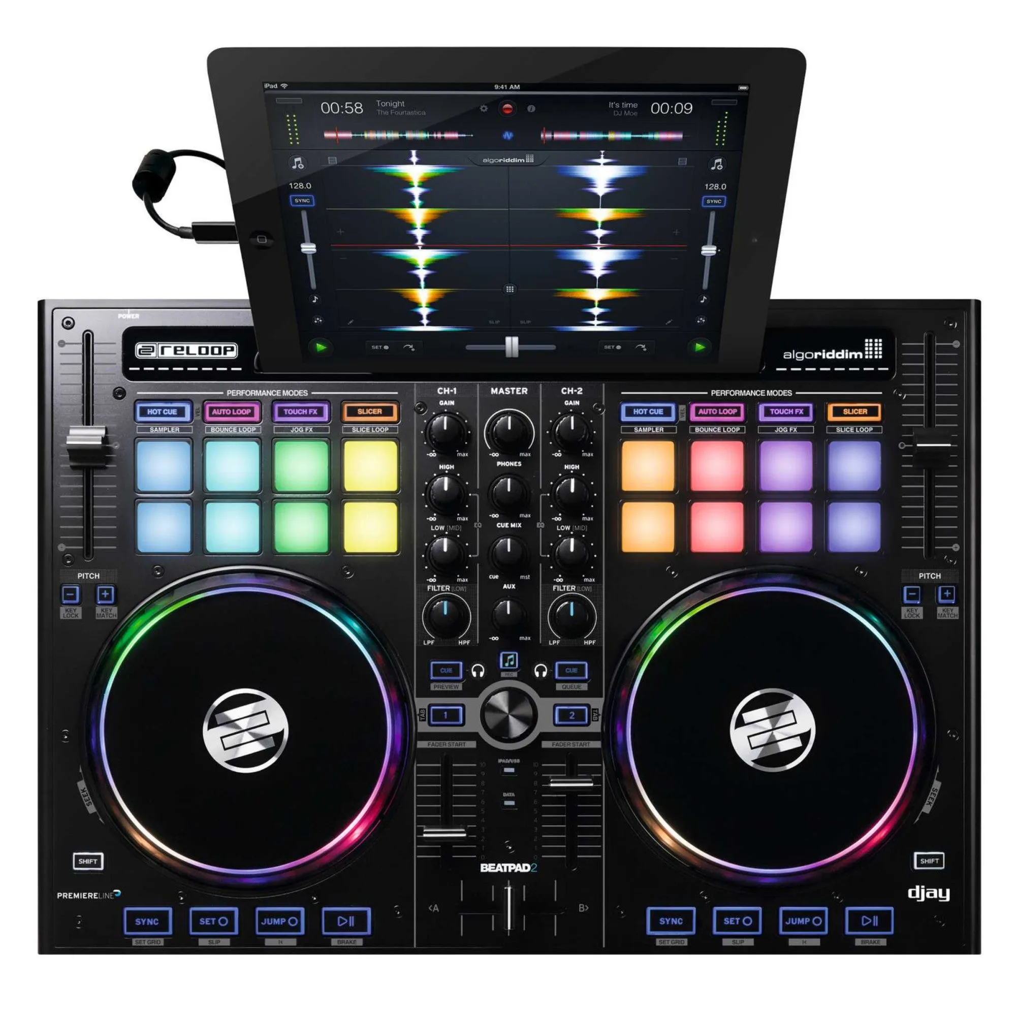 Reloop BeatPad 2 Cross Platfom Controller for iPad