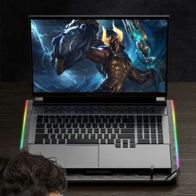Rgb 2 Usb Port Led Laptop Cooling Pad Xf0677