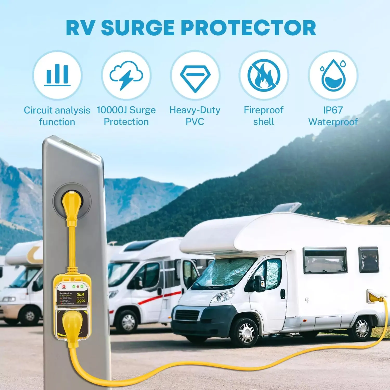 RV Surge Protector 30 Amp