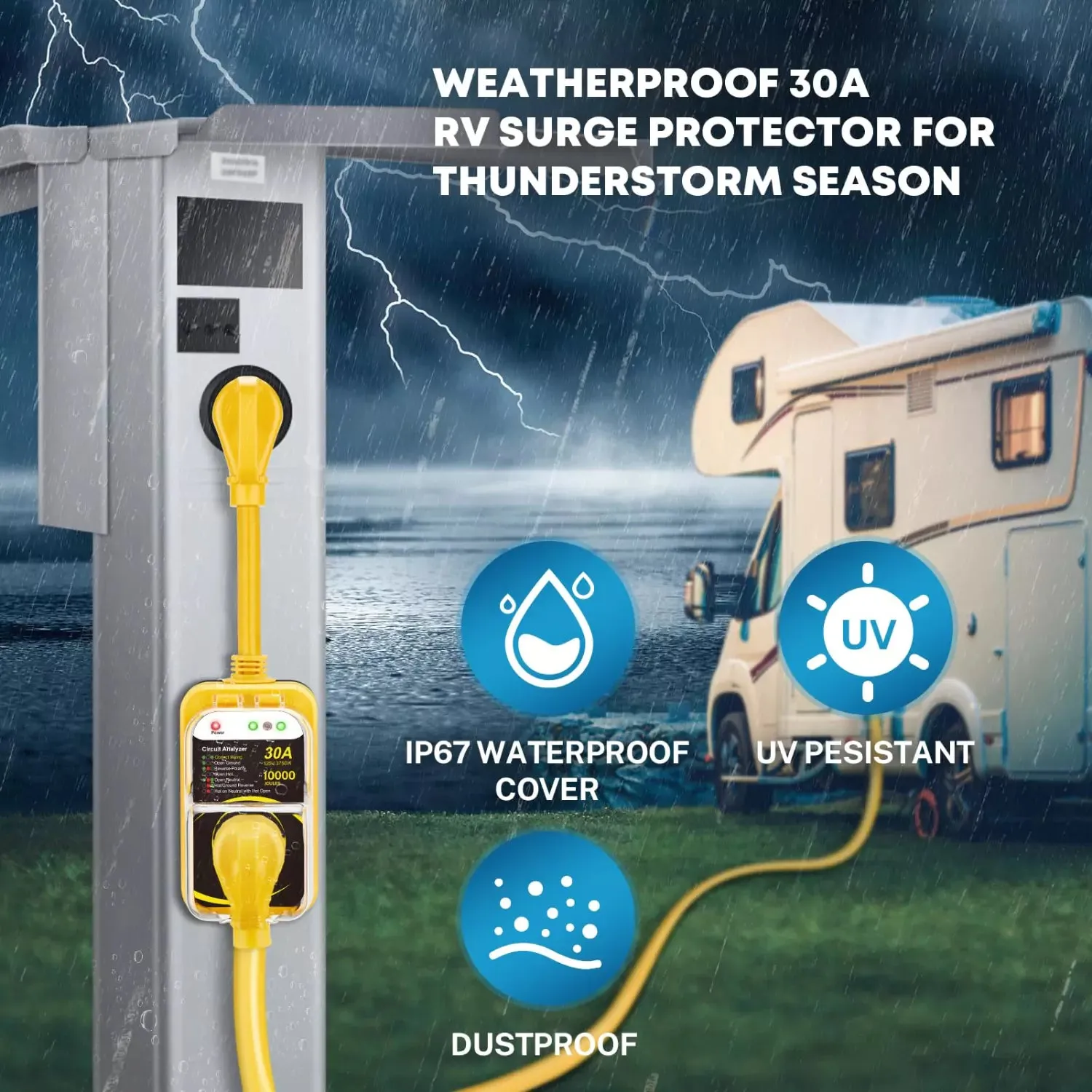 RV Surge Protector 30 Amp