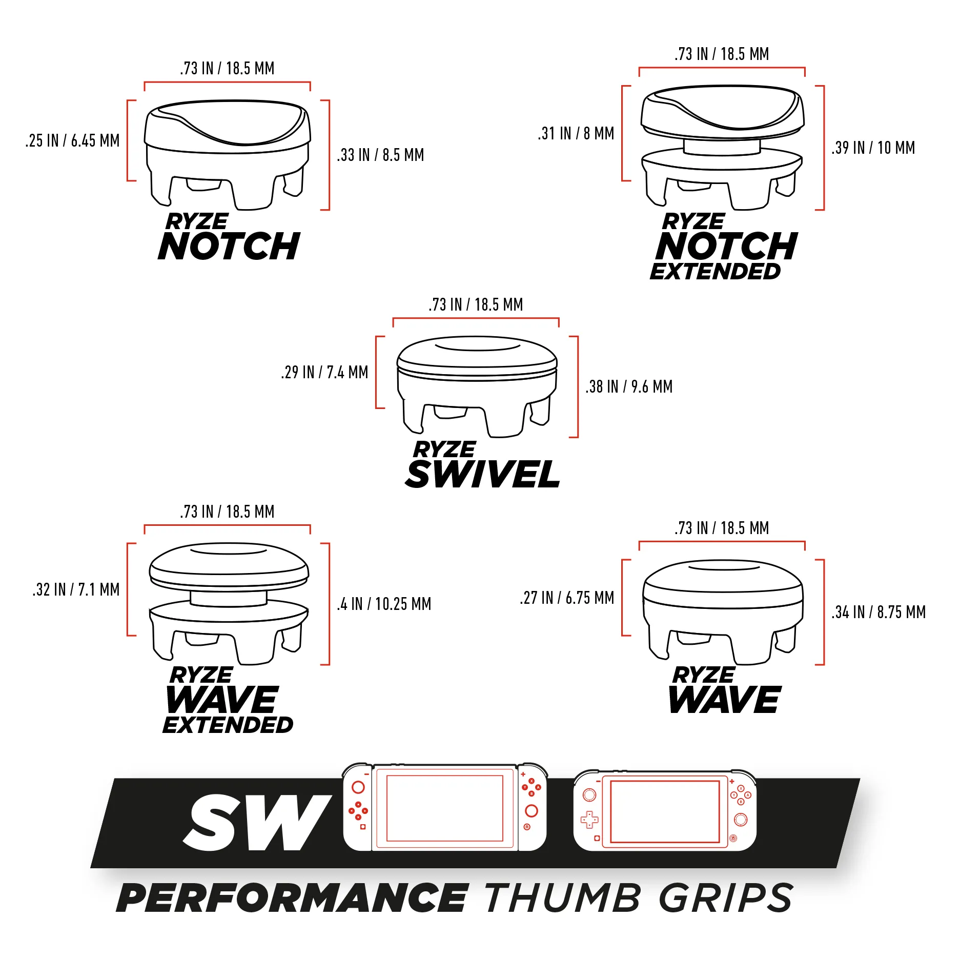 RYZEPADS (Switch) - Combo Pack (FS)