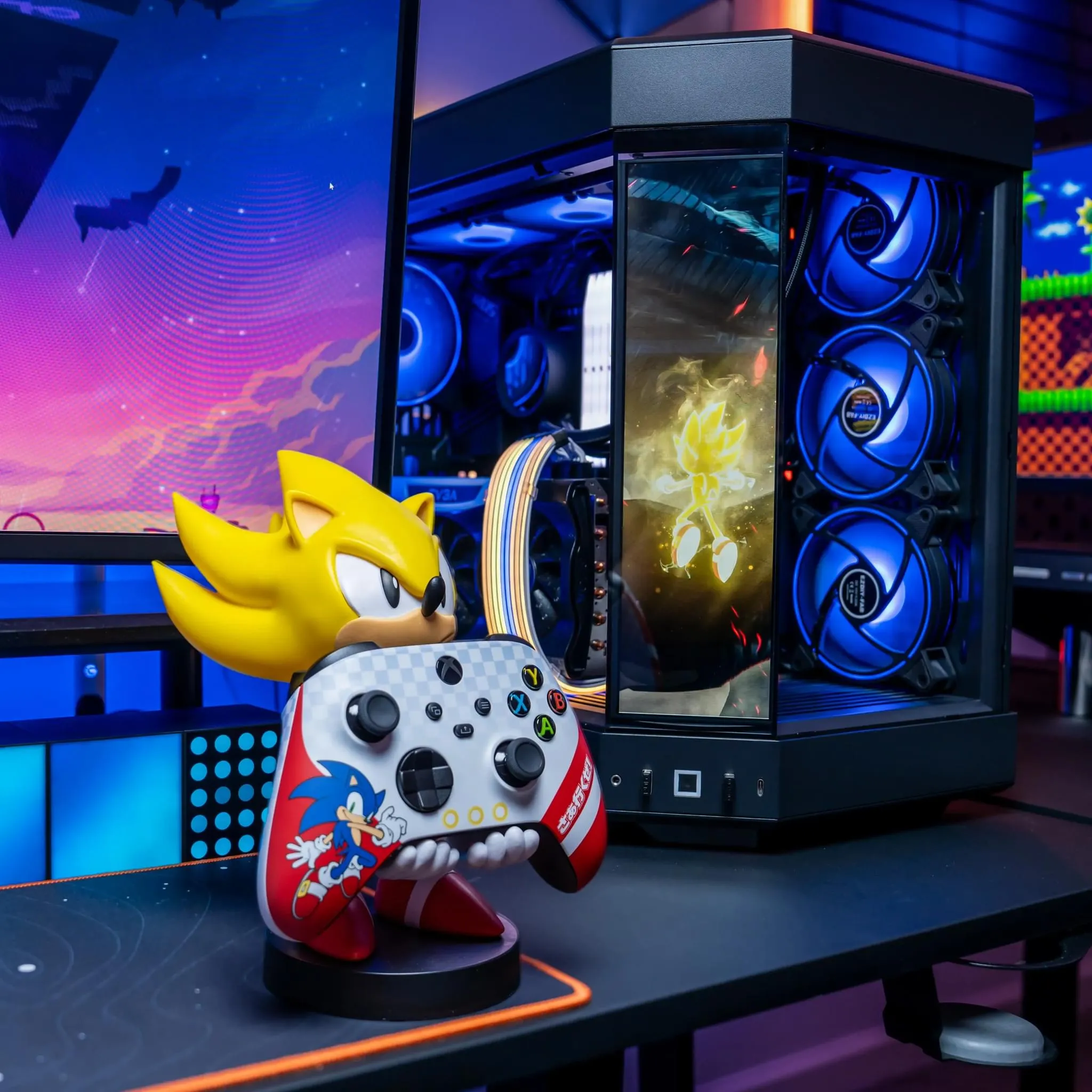 SEGA: Super Sonic Cable Guys Controller Holder and Phone Stand