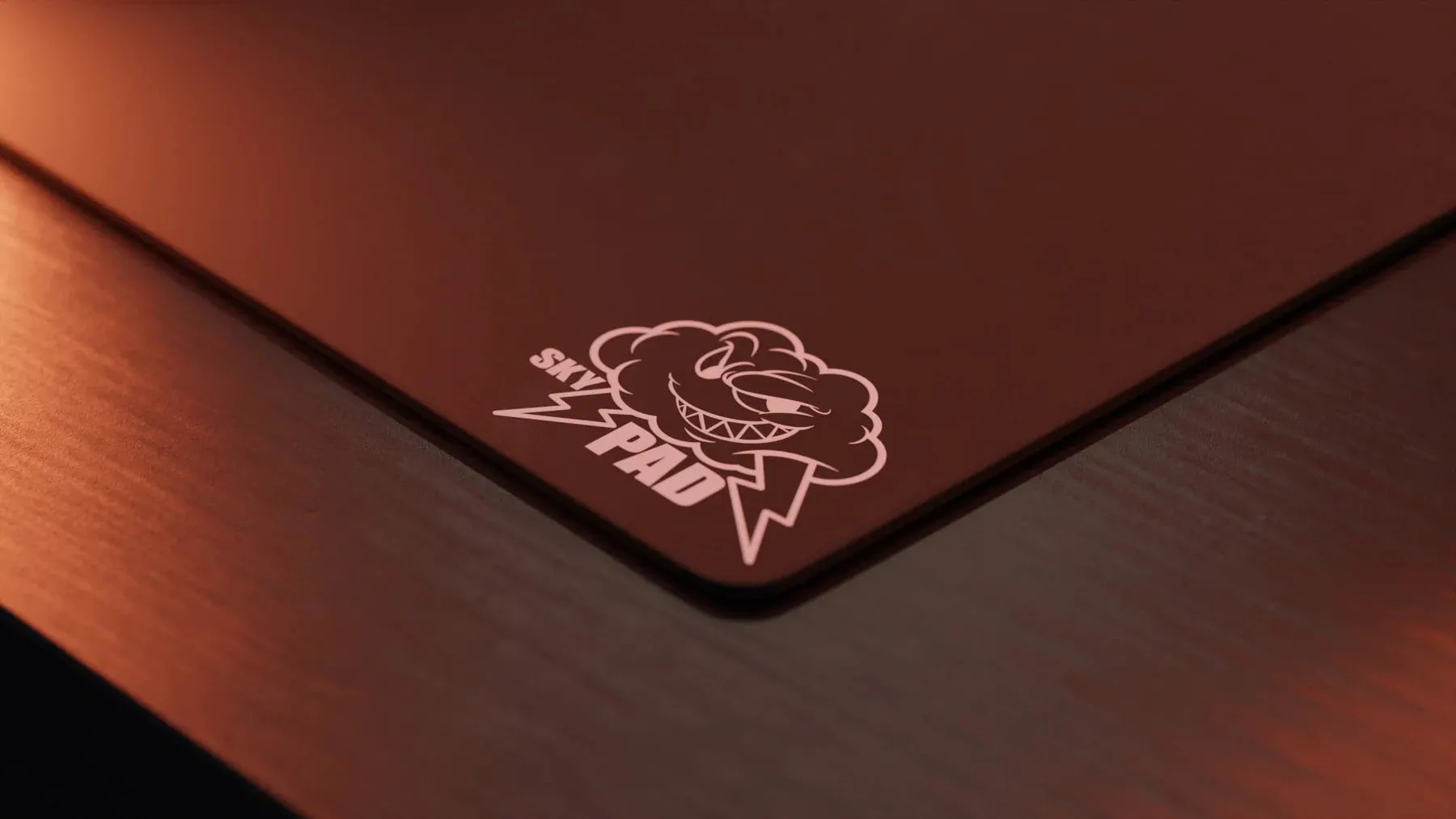 SkyPAD Glass Mouse Pad 3.0 L - Black Cloud