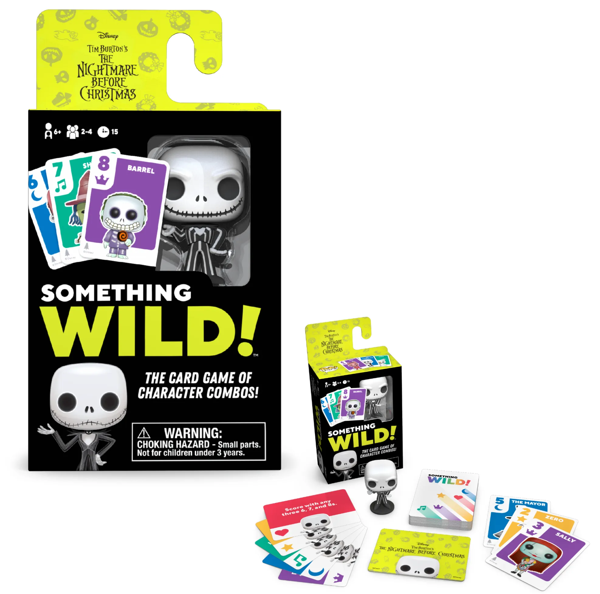 Something Wild Pop! Disney Card Game NBC Jack Skellington