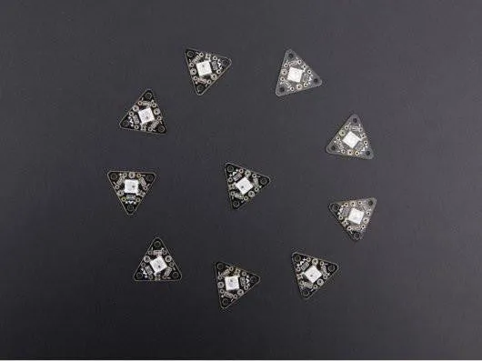 Triangle RGB LED Brick - WS2812B Breakout(10 PCs pack)