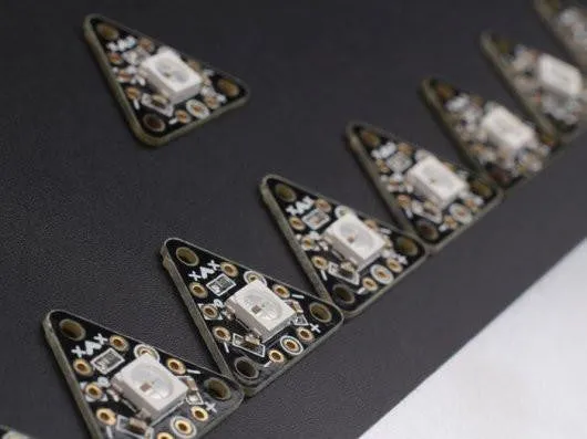 Triangle RGB LED Brick - WS2812B Breakout(10 PCs pack)