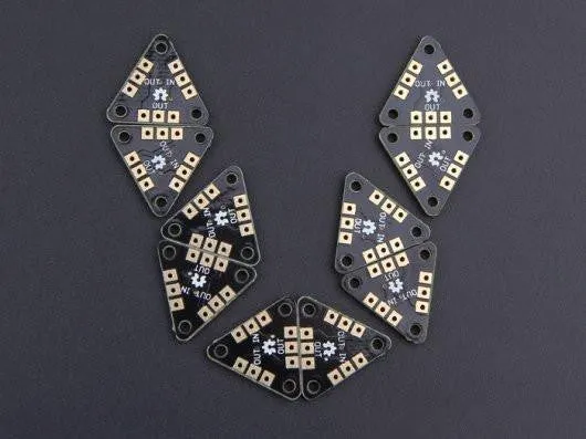 Triangle RGB LED Brick - WS2812B Breakout(10 PCs pack)